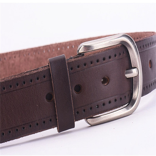 Amazon Hot Style Washable Casual Retro Pin Buckle Custom Leather Belt Wholease 