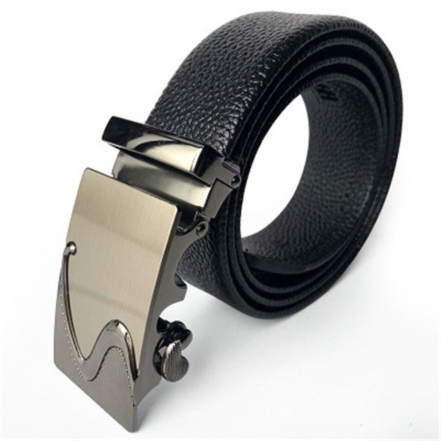 Savage Tribe Distribution Belt Belt Man Automatic Buckle Body All with Lychee Grain Bag Edge Belt