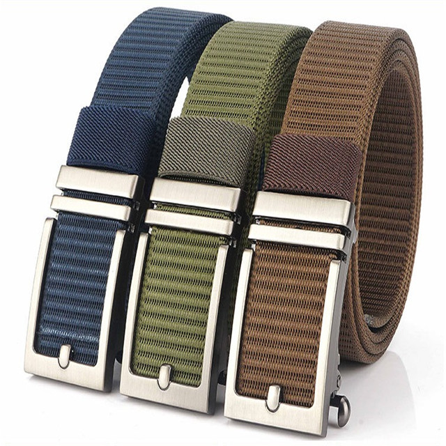 The New Men's Casual Inner Belt Custom Fake Buckle Automatic Belt Buckle Goes with Everything