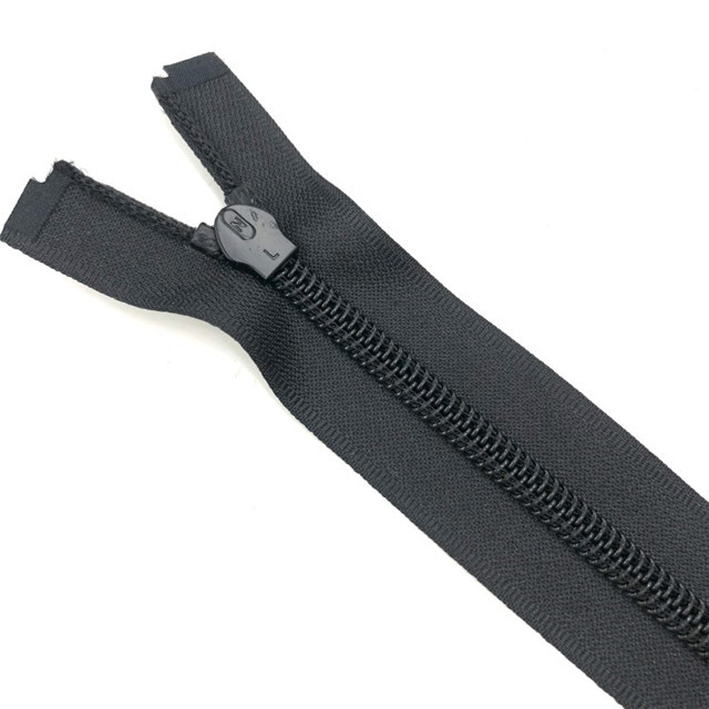 Zipper No. 5 Nylon Waterproof Zipper Garment Coat Front Middle Laser Serpentine Protection Effect Manufacturer Direct Sale
