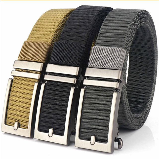 The New Men's Casual Inner Belt Custom Fake Buckle Automatic Belt Buckle Goes with Everything
