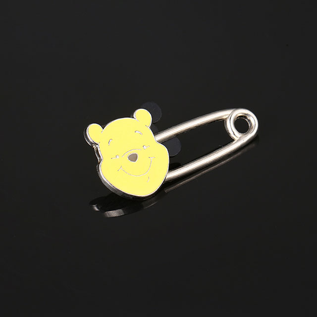 Bear Popular Safety Pin Badge Custom Factory Direct Wholesale