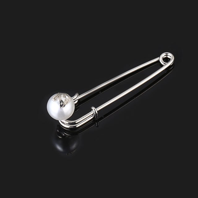 Simple Fashion Ladies Jewelry Brooch with Safety Pin Custom Cheap OEM Accepted 