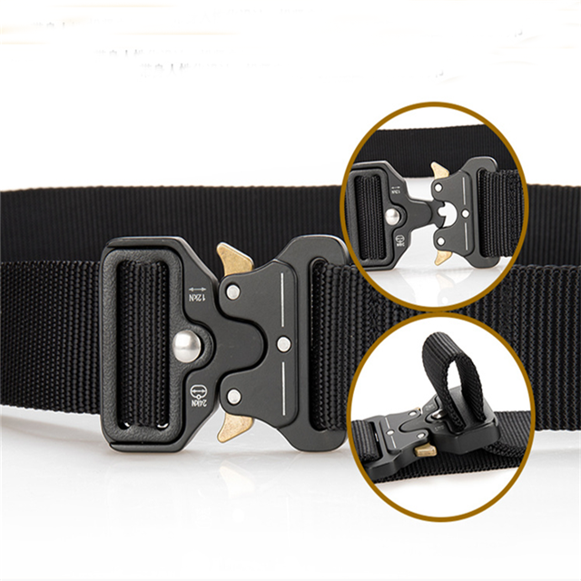 New Style Quick-releasing For 3.8 Cobra Deduction Outside The Belt Tactical Nylon Belt Outdoor Training Belt 