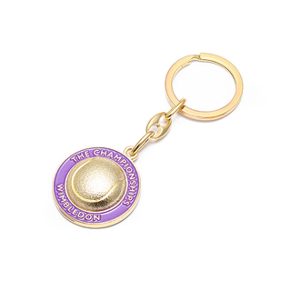 Fashion Elegant Metal Key Chains Gold Plating Key Ring Manufacturer in China