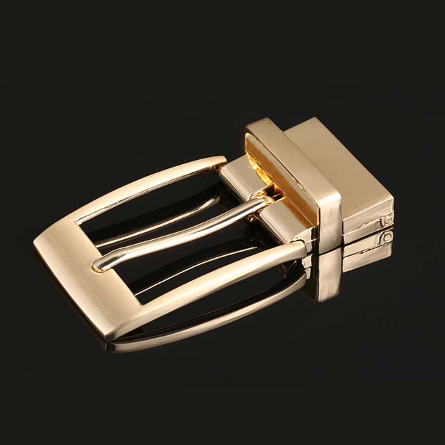 Wholesale Custom Logo Men Belt Buckle Gold Pin Reversible Metal Design Your Own Belt Buckles
