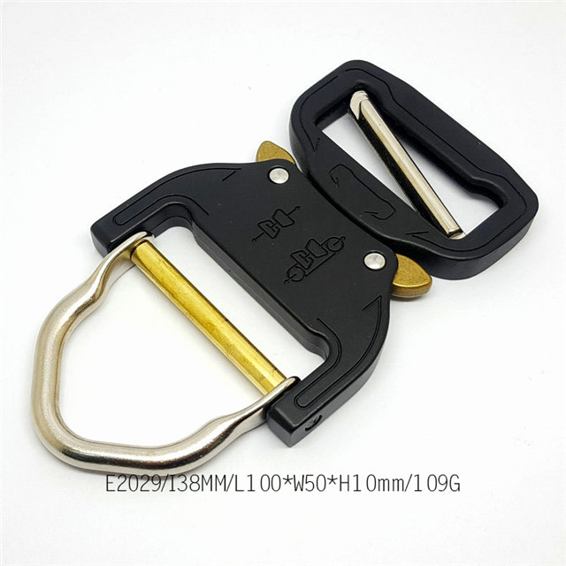 Large black 1.5" EDC Tactical Military Assault Gear Cobra Buckle for Riggers Belt
