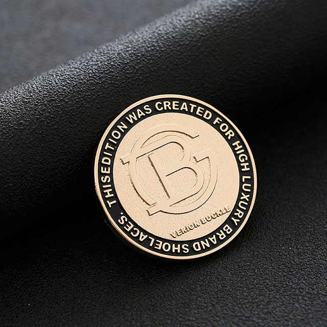 Good Quality Hollow Design Matte Black Name Badge Zinc Alloy Custom Badge Metal Pin